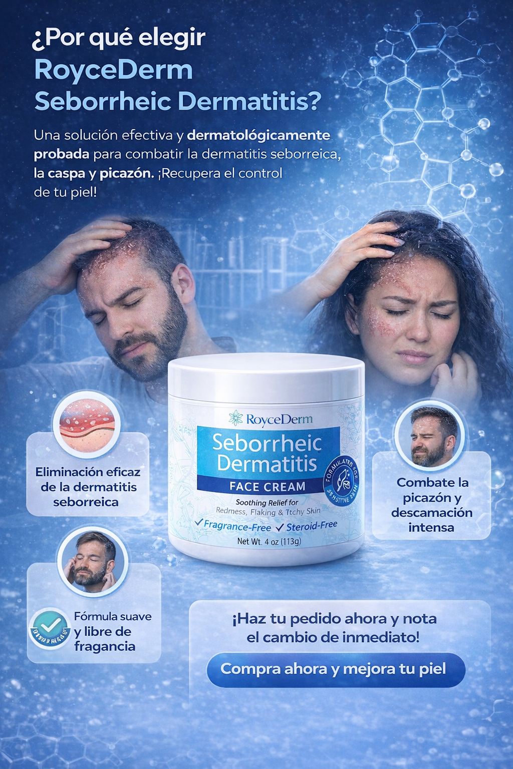 Roycederm Seborrheic Dermatitis BioCalm Skin Repair